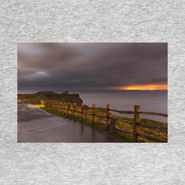 Worms Head and Rhossili, Gower by dasantillo